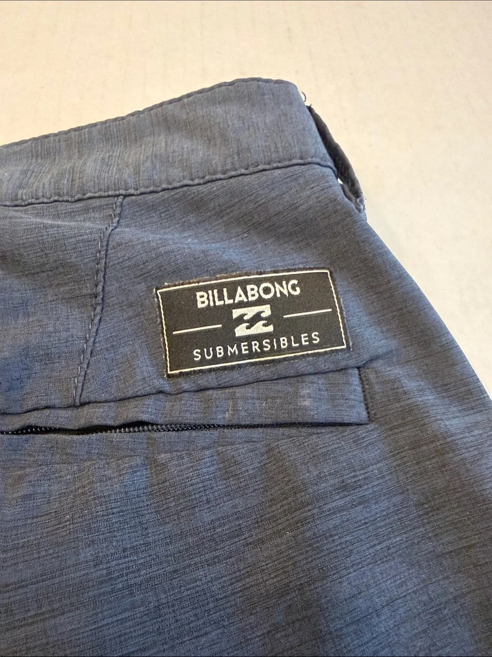 Billabong Submersibles Men's Navy Flat Front Casual Shorts